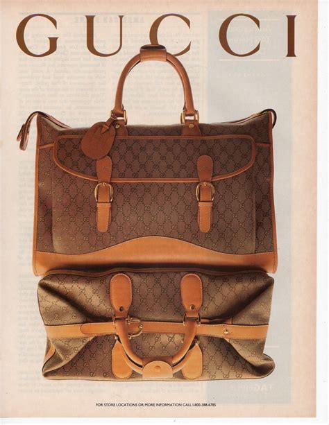 advertising gucci bag